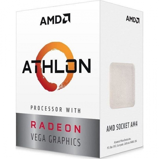AMD Athlon 240GE Raven Ridge 3.5GHz 4MB Cache AM4 CPU Desktop Processor Boxed Image