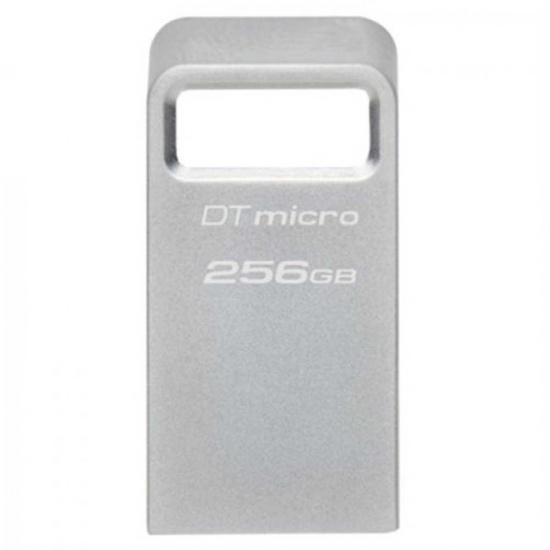 256GB Kingston Technology DataTraveler Micro USB3.2 Type-A Flash Drive - Silver Image