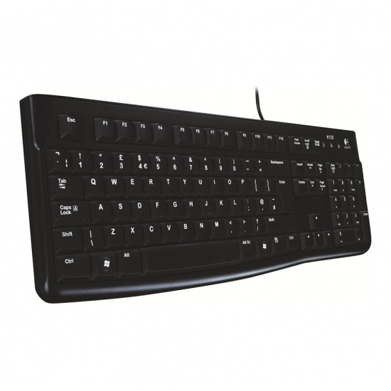 Logitech K120 ĄŽERTY Lithuanian USB Keyboard - Black Image