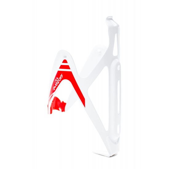 Porte-bidon Ultra Léger EyezOff Rafale En Aluminium - Édition Blanche Et Rouge - Neuf