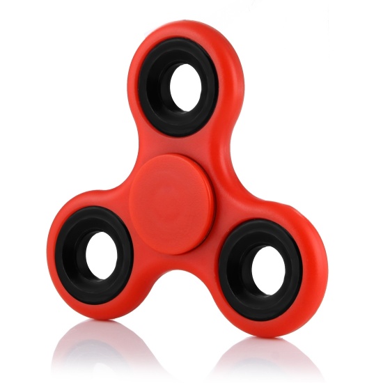 EyezOff Red Fidget Spinner ABS Material 1.5-min Rotation Time, Steel Beads Bearing Image