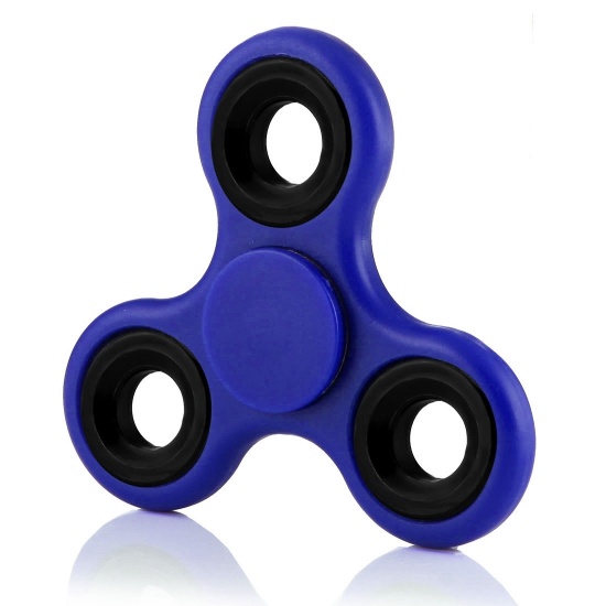 EyezOff Blue Fidget Spinner ABS Material 1.5-min Rotation Time, Steel Beads Bearing Image