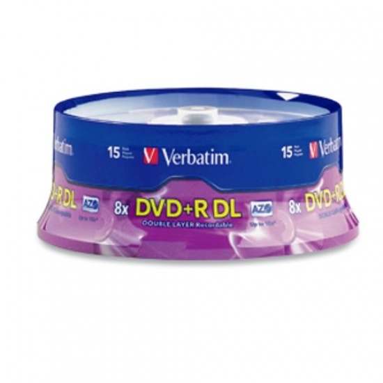 Verbatim DVD+R DL 8.5GB 8X 15-Pack Spindle Image