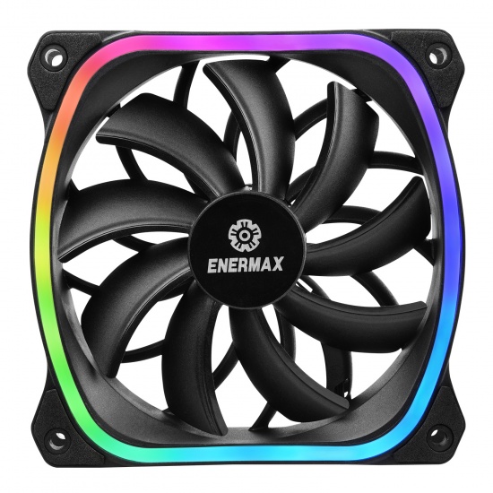 Enermax SquA RGB 120MM Computer Case Fan - Black Image