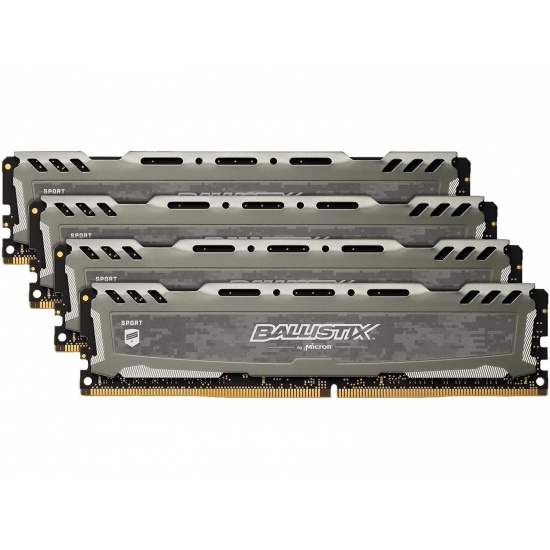 32GB Crucial BLS4K8G4D30BESBK Ballistix Sport LT PC4-24000 3000MHz Quad Memory Kit (4 x 8GB) Image