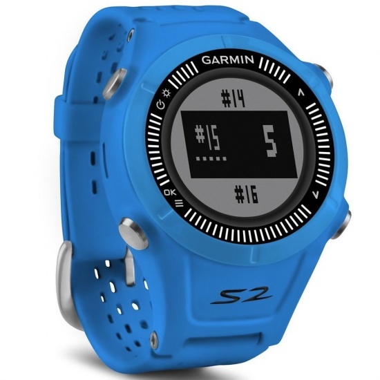Garmin Approach S2 Golf GPS Watch Blue/Black (Worldwide Edition) Image