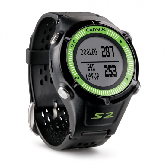 Garmin Approach S2 Golf GPS Watch Black/Green (Worldwide Edition) Image