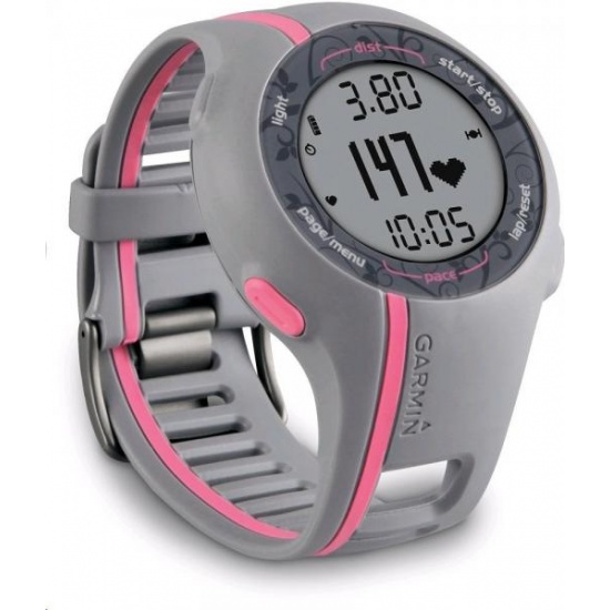 Garmin Forerunner 110 Women's Version Pink GPS Sports Watch with HRM Image