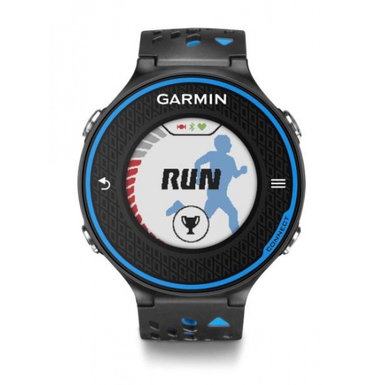 Garmin Forerunner 620 Black/Blue Advanced GPS Running Watch (010-01128-10) Image