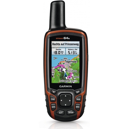 Worldwide Basemap Handheld GPS High-Sensitivity GLONASS Garmin GPSMAP 64s 