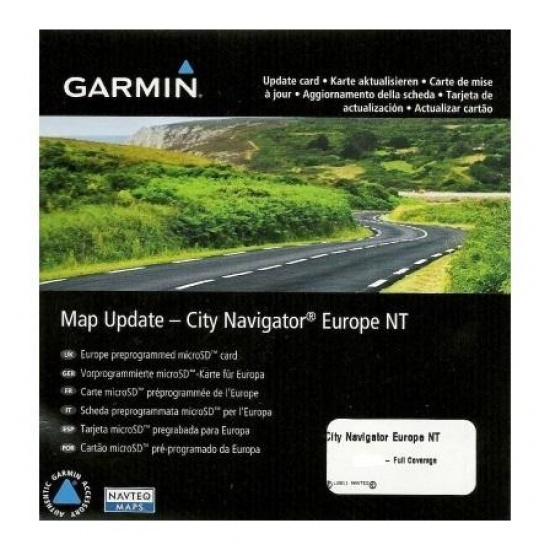 Garmin Map Update Europe Full Coverage (SD/microSD card) - for European GPS models only Image