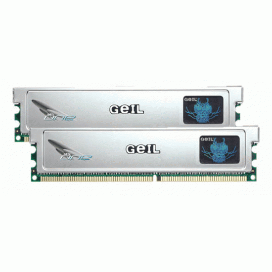 512MB GeIL One W PC3200/PC4000 DDR RAM Multi-Spec Dual Channel kit (2x256MB) Image