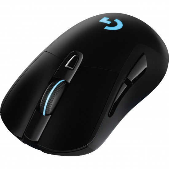 Logitech G703 Wireless 12000DPI Right-hand Gaming Mouse - Black Image