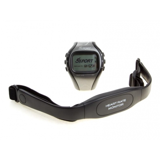 GPS Fitness Training Watch with Heart Rate Monitor, training software, bike mount - GH-625M Image
