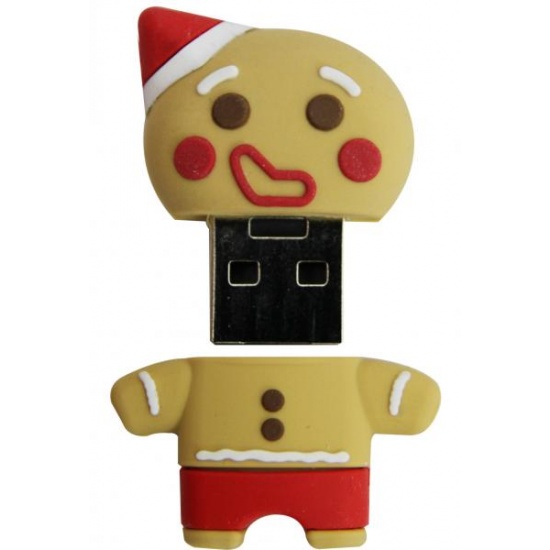 4GB InnoDisk i-Qute Gingerbread Man USB2.0 Flash Drive Image