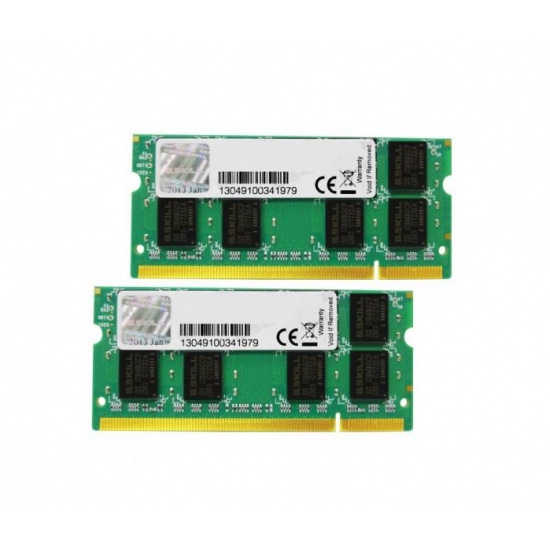 4GB G.Skill 800MHz DDR2 PC2-6400 SO-DIMM laptop memory (CL5) dual channel kit Image