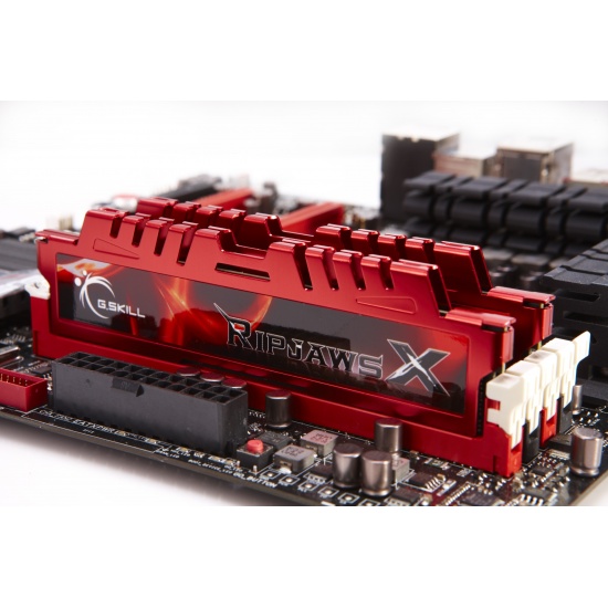16gb G Skill Ripjawsx Ddr3 1600 Dimm Cl9 Dual Kit 16GB G.Skill DDR3 PC3-12800 1600MHz RipjawsX Series LV 1.35V (9-9-9-28