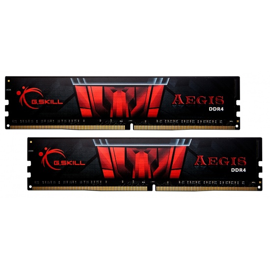32GB G.Skill DDR4 Aegis 2666MHz PC4-21300 CL19 Dual Channel Memory Kit (2x16GB) Image