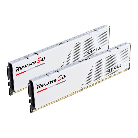 32GB G.Skill DDR5 Ripjaws S5 5200MHz CL40 Dual Channel Kit 2x 16GB White Image