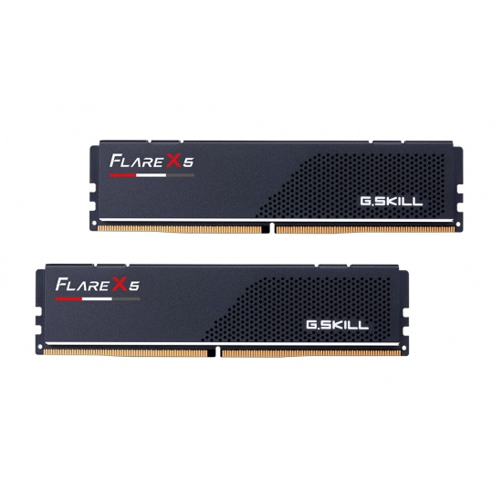 32GB G.Skill DDR5 Flare X5 6000MHz CL32 1.35V Dual Channel Kit (2x 16GB) AMD EXPO Matte Black Image