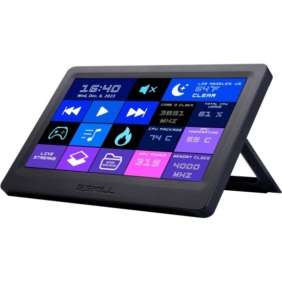 G.Skill WigiDash 7-inch Touch Screen PC Command Panel, USB Powered Image