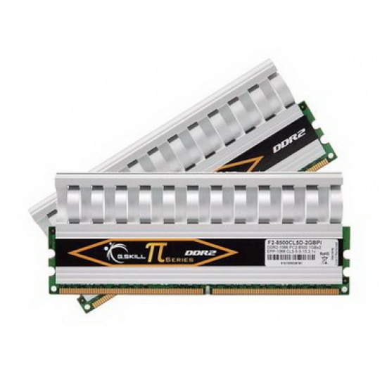 4GB G.Skill DDR2 PC2-8500 TT (PI) Series (5-5-5-15) Dual Channel kit w/ PI Heatsinks Image