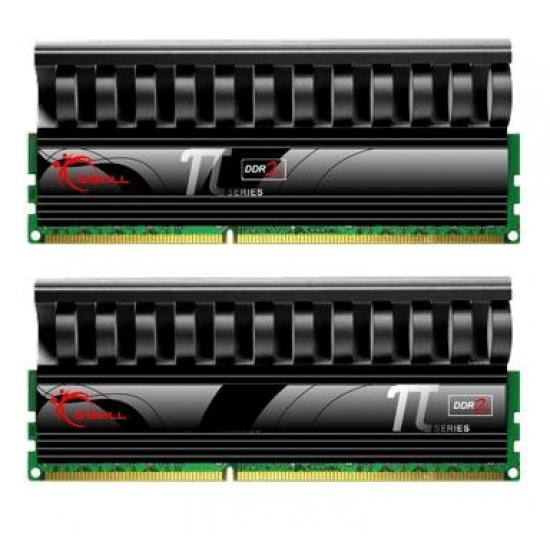 4GB G.Skill DDR2 PC2-8000 PI Black Series (4-5-4-12) Dual Channel kit w/ PI Heatsinks Image