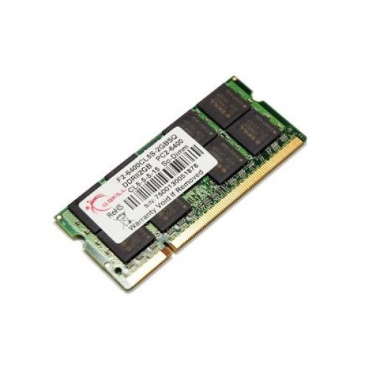 2GB G.Skill DDR2 SO-DIMM PC2-6400 (800MHz) laptop memory module Image