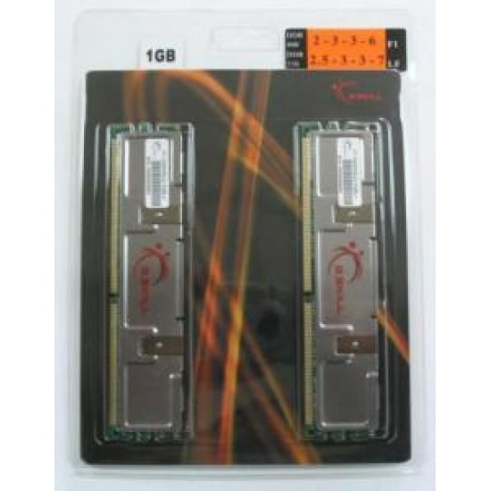 1Gb G.Skill DDR PC3200/PC4400 LF Series Dual Channel kit Image