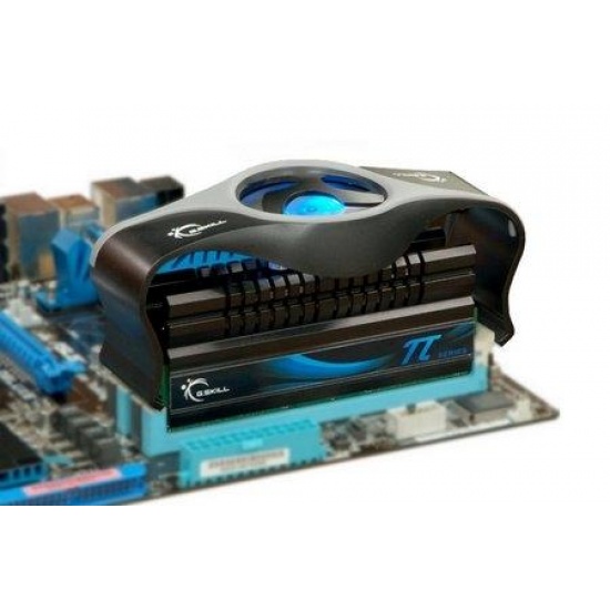 4GB G.Skill DDR3 PC3-17600 Enhanced Performance PI Series + Turbulence Fan (7-10-10-28) Dual kit Image