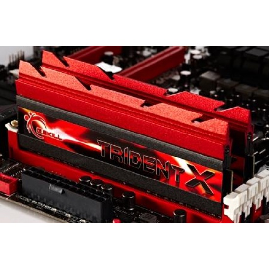 8GB G.Skill DDR3 PC3-21300 2666MHz TridentX CL11 (11-13-13-35) Dual Channel kit + Cooling fan Image