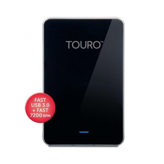 500GB HGST Touro Mobile Pro USB3.0 7200rpm Slim Portable Hard Drive Image