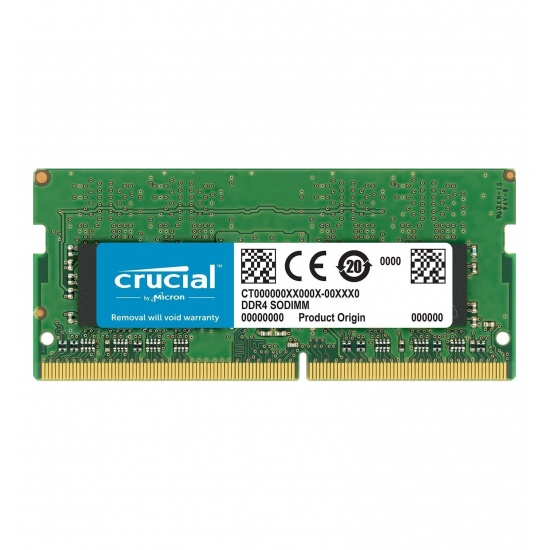 8GB Crucial DDR4 SO-DIMM 2400MHz PC4-19200 CL17 1.2V Memory Module Image