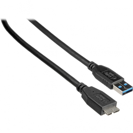 C2G 6.5FT USB Type-A Male to Micro USB Type-B Male Cable - Black Image