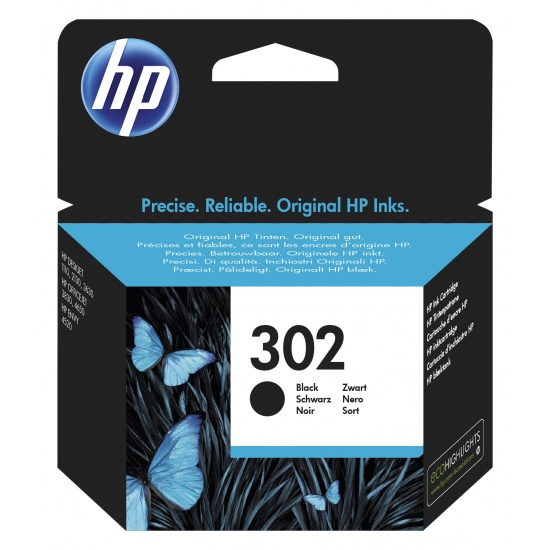 HP 302 Ink Cartridge Black Image