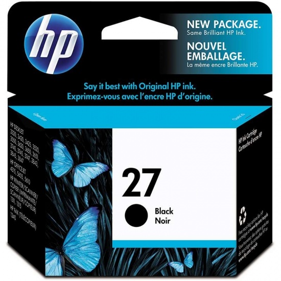 HP 27 Black Original Ink Cartridge Image