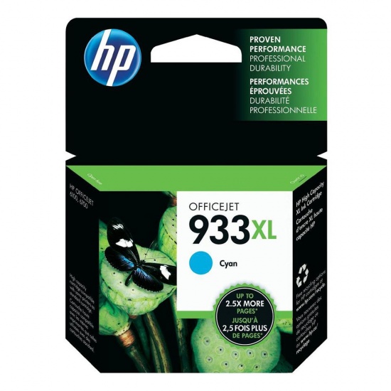 HP 933XL Cyan Ink Cartridge Image