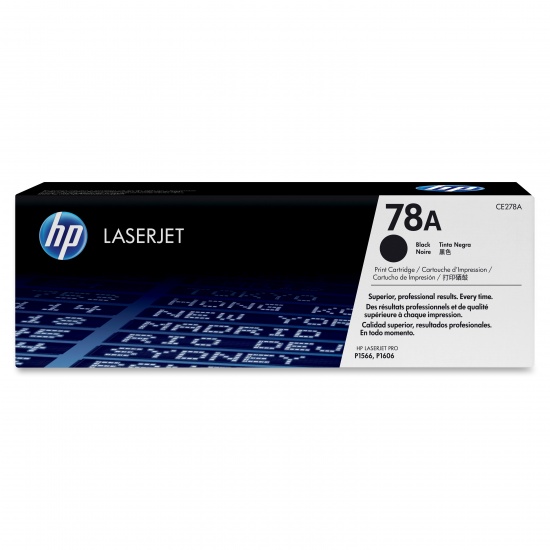 HP LaserJet 78A Toner Cartridge - CE278A - Black - 2100 Page Yield Image
