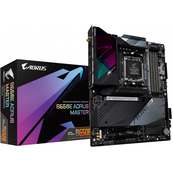 Gigabyte B650E Aorus Master AMD B650 Socket AM5 ATX DDR5-SDRAM Motherboard Image