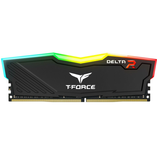 32GB Team Group Delta RGB DDR4 3200MHz CL16 Dual Memory Kit (2x16GB) - Black Image