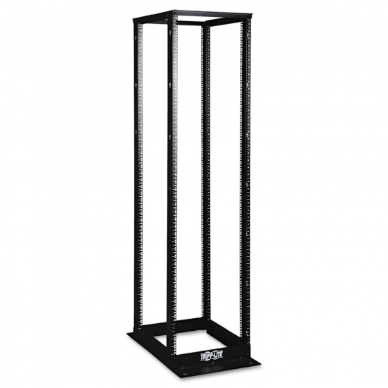 Tripp Lite 45U SmartRack 4 Post Open Frame Rack Cabinet - Black Image