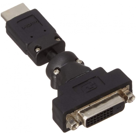 C2G HDMI Male To DVI-D Female Rotating Adapter - Black Image