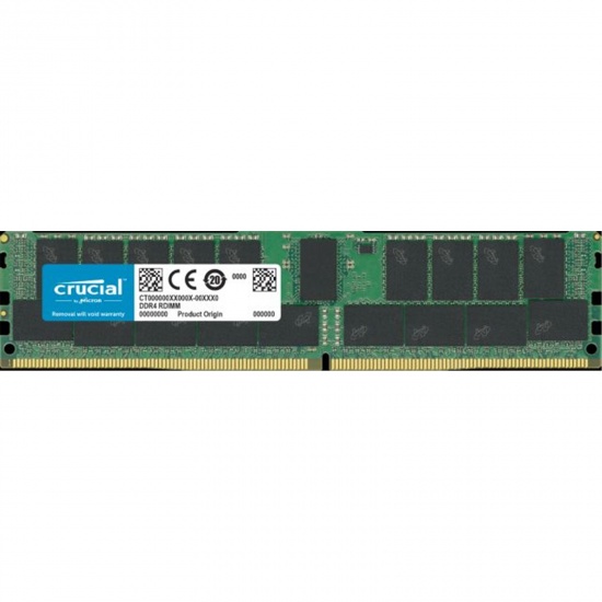 32GB Crucial DDR4 2933MHz PC4-23400 CL21 1.2V Memory Module Image