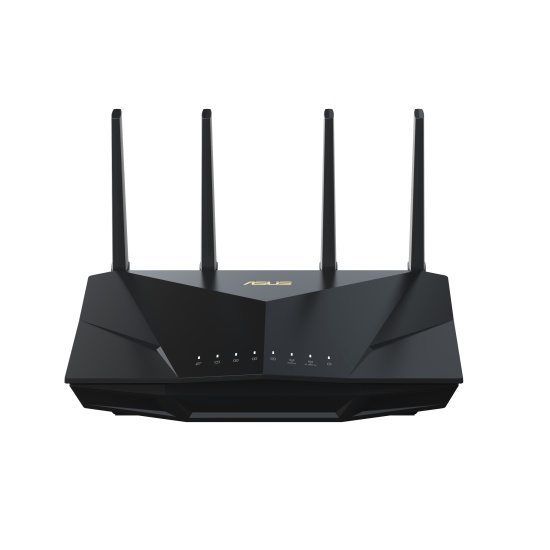 ASUS RT-AX5400 wireless router Gigabit Ethernet Dual-band (2.4 GHz / 5 GHz) Black Image