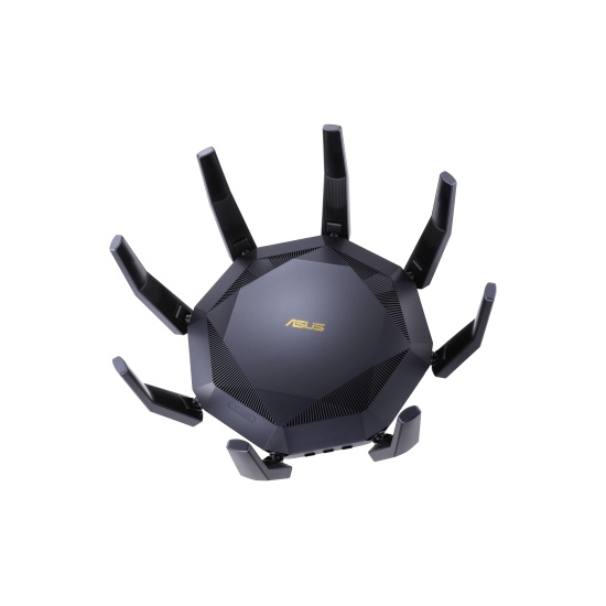 ASUS RT-AX89X AX6000 AiMesh wireless router Ethernet Dual-band (2.4 GHz / 5 GHz) Black Image