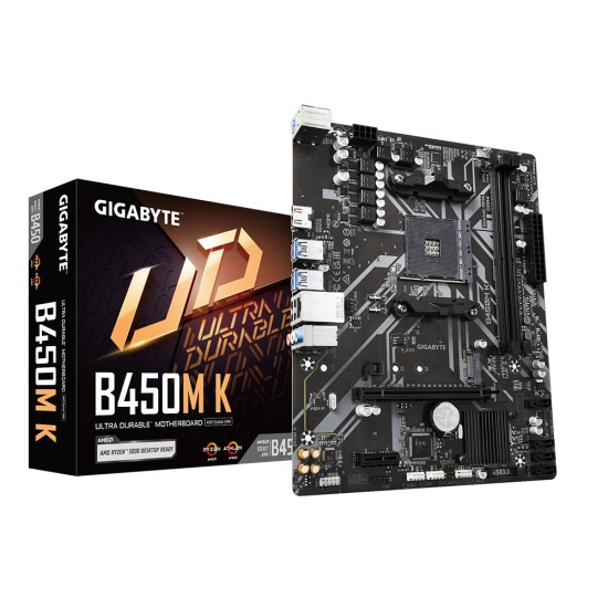 Gigabyte B450M K (rev. 1.0) AMD B450 Socket AM4 micro ATX Image