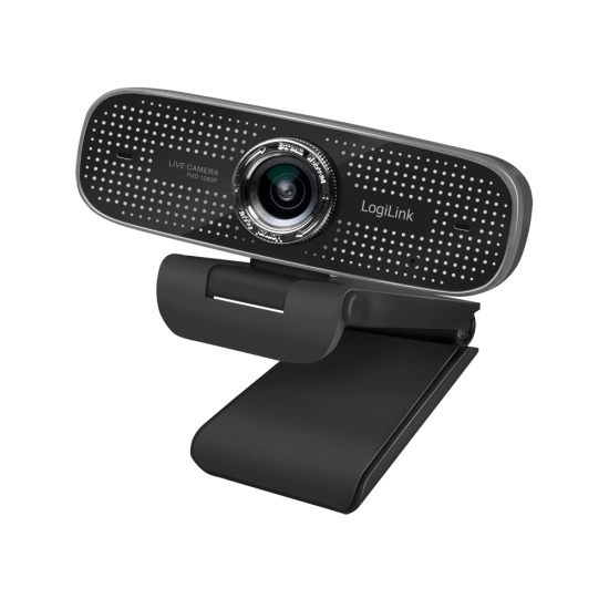 LogiLink Conference HD USB webcam, 100°, dual microphone, manual focus Image