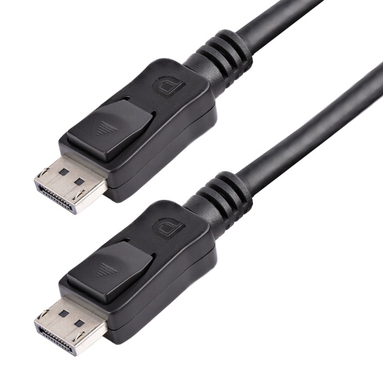 StarTech.com 50cm (1ft) DisplayPort 1.2 Cable - 4K x 2K Ultra HD VESA Certified DisplayPort Cable - Short DP to DP Cable for Monitor - Slim DP Video/Display Cord - Latching DP Connectors Image