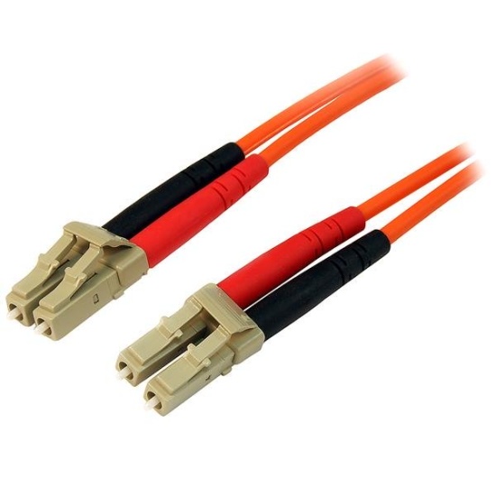 StarTech.com Fiber Optic Cable - Multimode Duplex 50/125 - LSZH - LC/LC - 3 m Image