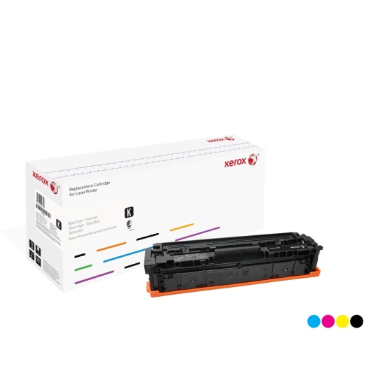 Everyday (TM) Cyan Remanufactured Toner by Xerox compatible with HP 201A (CF401A), Standard Yield Image